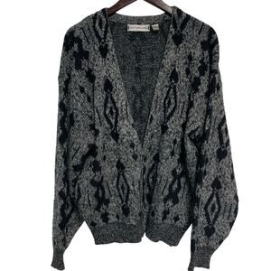 Saturdays Vintage 1989 Men’s Grandpa Acrylic/Wool Blend Cardigan Sweater Size L